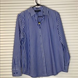 Striped Button Down Blouse